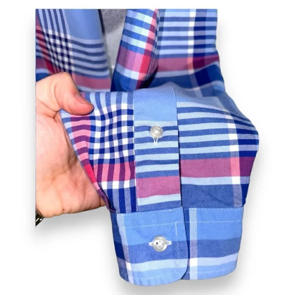 Blue Polo Ralph Lauren Flesh Pony Oxford Button Down Shirt M